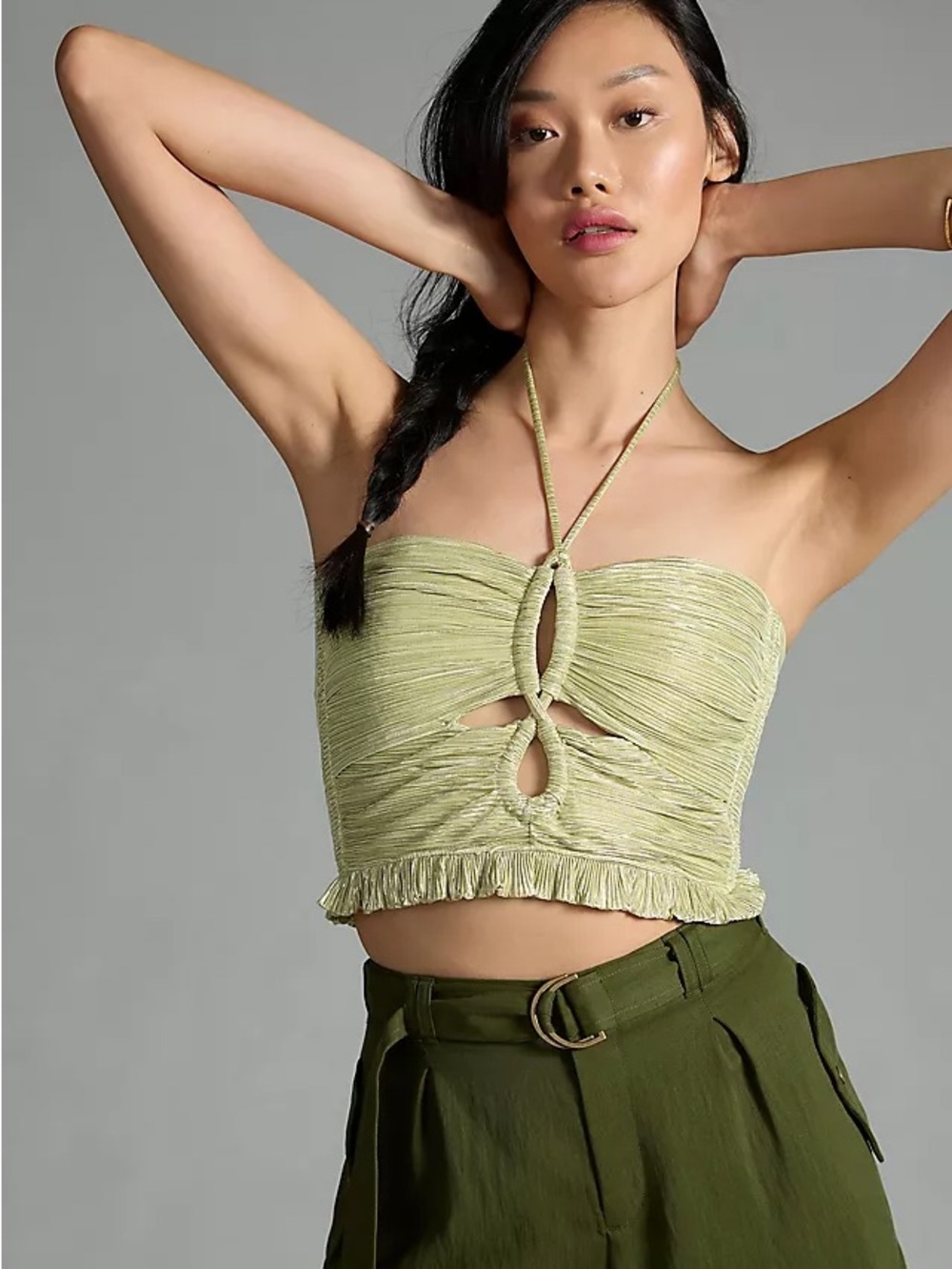 Sabina musayev Dixie Keyhole Halter Tank Size Small